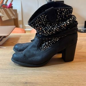 Studded Heel Boots